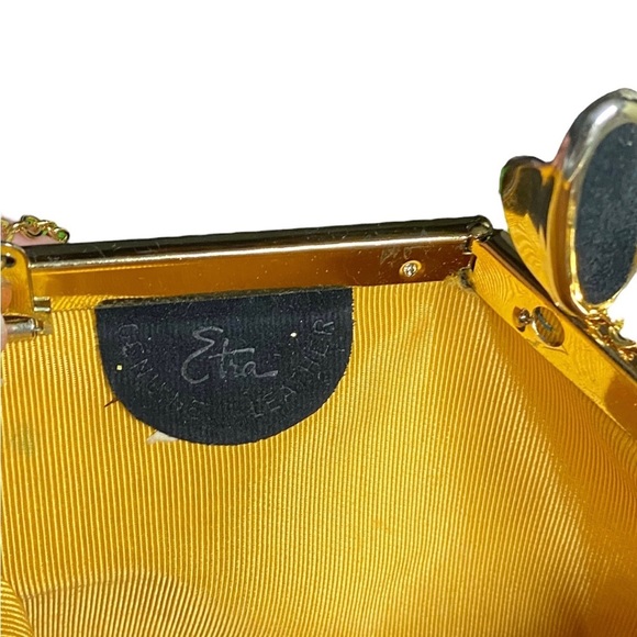 Etra Genuine Black Leather Clutch - Picture 5 of 11